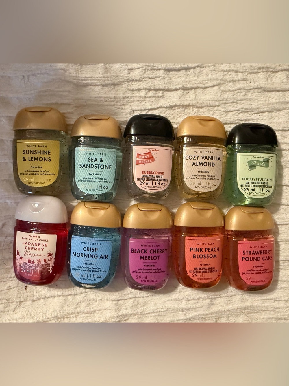 Bath & Body Works Assorted Hand Sanitizers 29ml